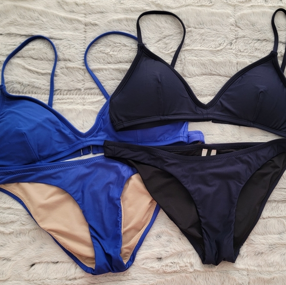 J. Crew Other - 2 J. Crew bikini sets in navy and royal blue
